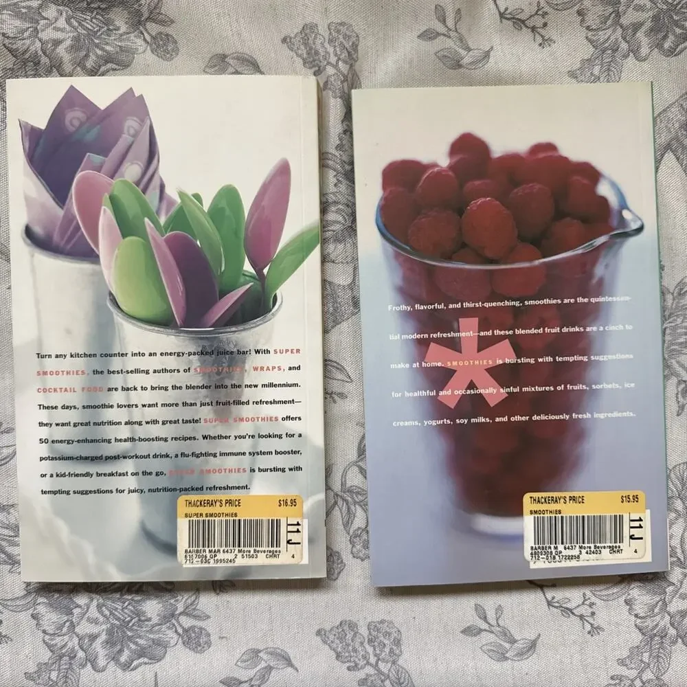 Super Smoothies: 50 Recipes for Health and Energy - Paperback Lot 2 Very Good